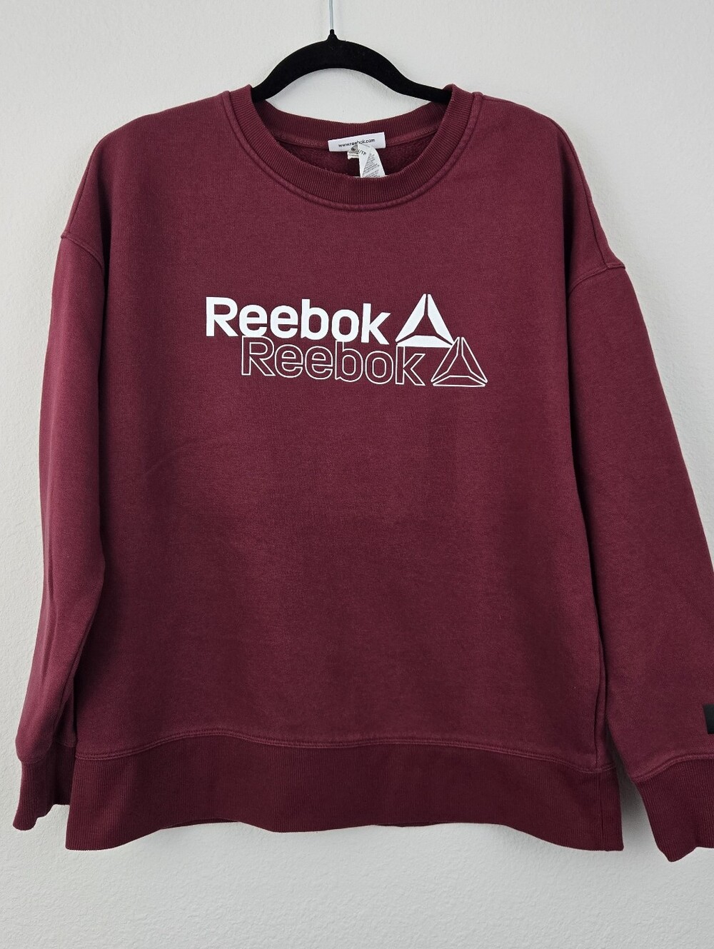 Burgandy Reebok Crewneck